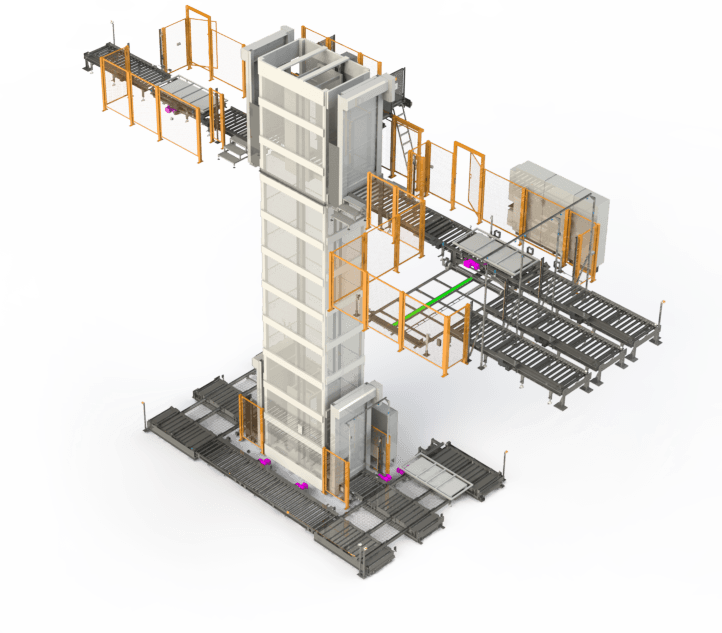 Fördertechnik für Paletten