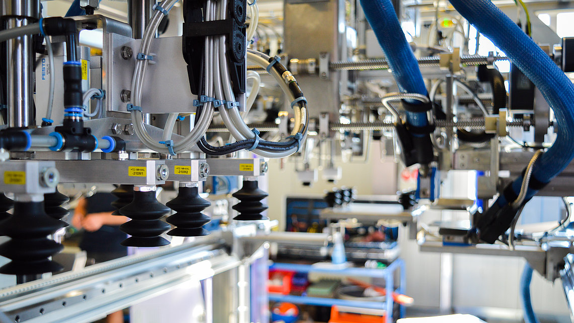 Maschine im Innenraum