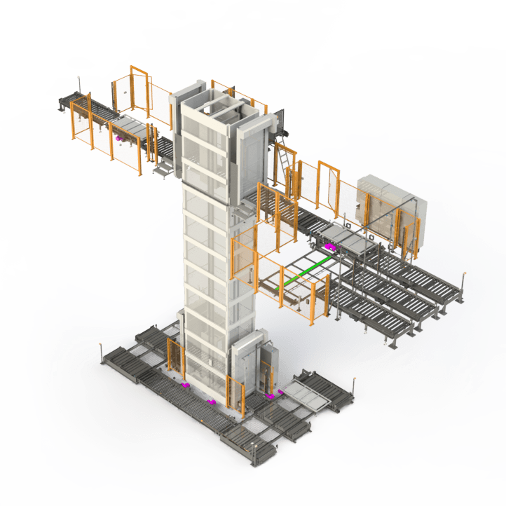 Fördertechnik für Paletten