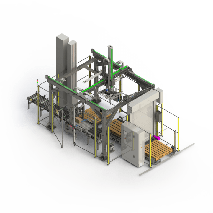Palettierung in einem Protalsystem