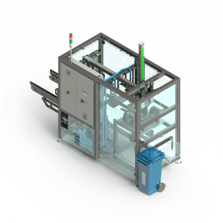 Verpackung Aufrichter